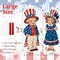 4th of July Decorations Outdoor, 31in Patriotic Decor Memorial Day Yard Sign with Metal Stakes, Front Door Decor Hanging Sign for Porch Walls Door Hanger Garden Patio Lawn Party Supplies Prop